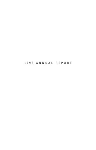 Thumbnail AutoZone Annual Report 1998