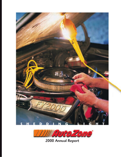 Thumbnail AutoZone Annual Report 2000
