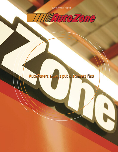 Thumbnail AutoZone Annual Report 2004