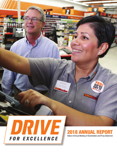 Thumbnail AutoZone Annual Report 2018