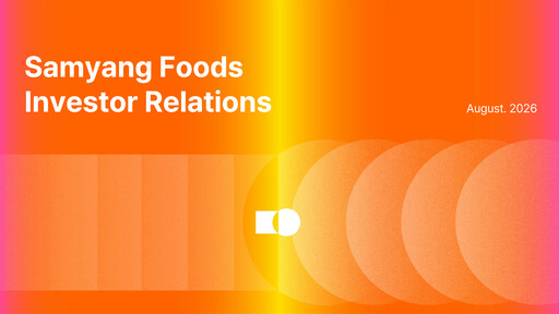 Vorschaubild Samyang Foods Quartalsbericht 2026-q2