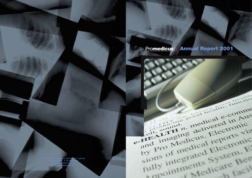 Thumbnail Pro Medicus Annual Report 2001