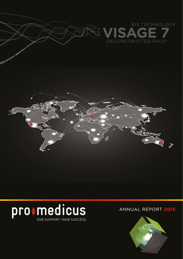 Thumbnail Pro Medicus Annual Report 2015