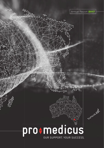 Thumbnail Pro Medicus Annual Report 2017