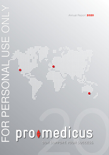 Thumbnail Pro Medicus Annual Report 2020