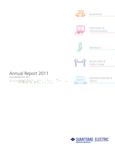 Thumbnail Sumitomo Denki Kōgyō
 Annual Report fy2011