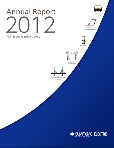 Thumbnail Sumitomo Denki Kōgyō
 Annual Report fy2012