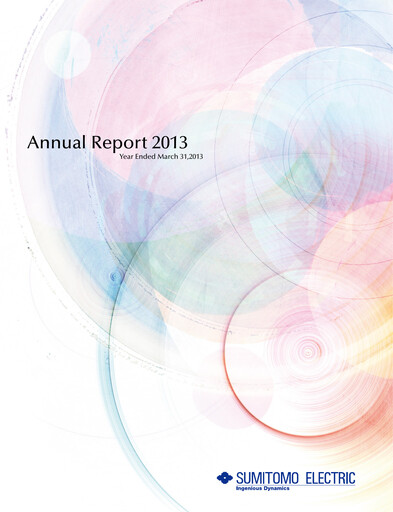 Thumbnail Sumitomo Denki Kōgyō
 Annual Report fy2013