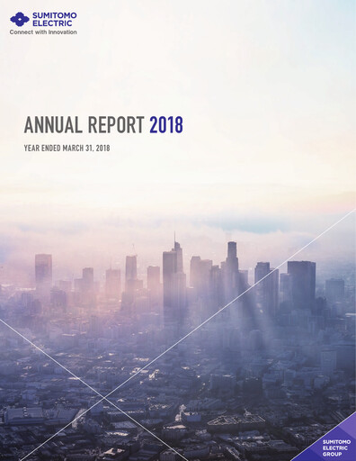 Thumbnail Sumitomo Denki Kōgyō
 Annual Report fy2018