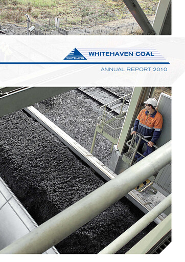 Thumbnail Whitehaven Coal Annual Report 2010