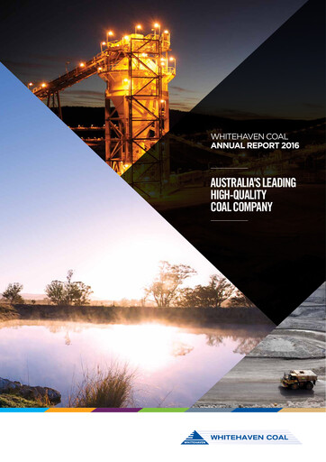 Thumbnail Whitehaven Coal Annual Report 2016