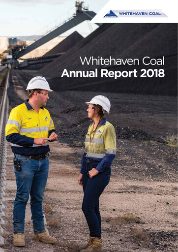 Thumbnail Whitehaven Coal Annual Report 2018