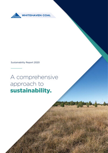 Thumbnail Whitehaven Coal Sustainability Report 2020