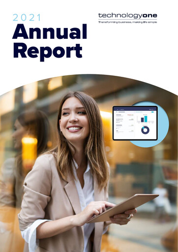 Thumbnail Technology One Annual Report 2021
