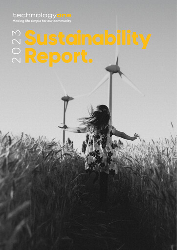 Thumbnail Technology One Sustainability Report 2023