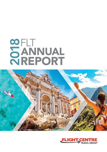 Thumbnail Flight Centre Travel Group Limited Annual Report fy2018