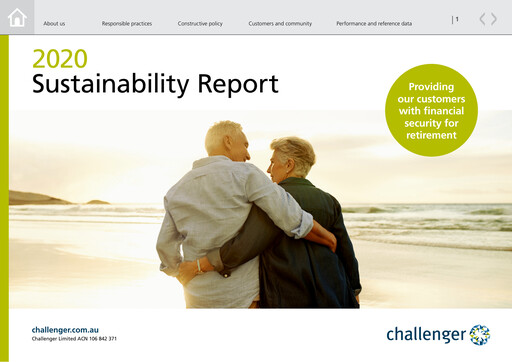 Thumbnail Challenger Limited Sustainability Report 2020