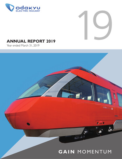 Thumbnail Odakyu Electric Railway Annual Report fy2019