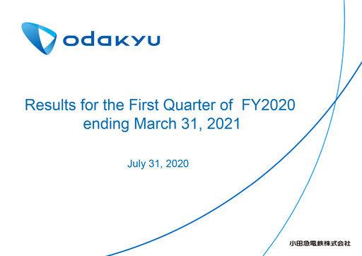 Thumbnail Odakyu Electric Railway Quarterly Report 2020-q1