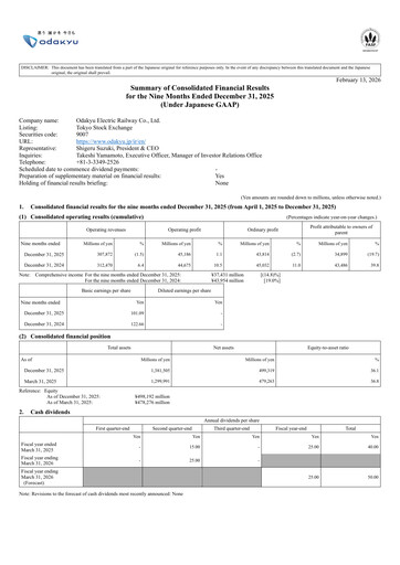 Thumbnail Odakyu Electric Railway Quarterly Report 2025-q3