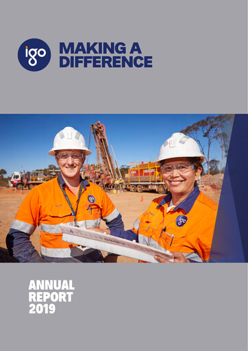 Thumbnail IGO Limited Annual Report 2019