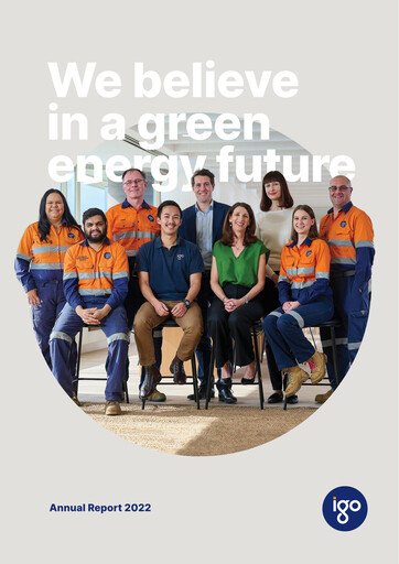 Thumbnail IGO Limited Annual Report 2022