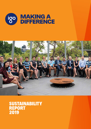 Thumbnail IGO Limited Sustainability Report 2019