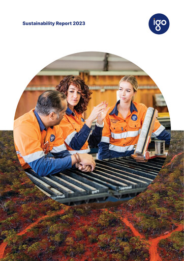 Thumbnail IGO Limited Sustainability Report 2023