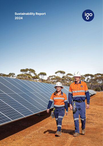 Thumbnail IGO Limited Sustainability Report 2024