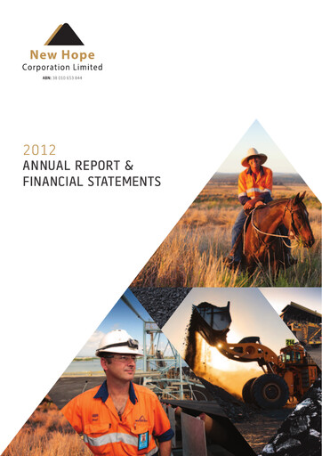 Thumbnail New Hope Corporation Annual Report 2012