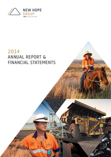 Thumbnail New Hope Corporation Annual Report 2014