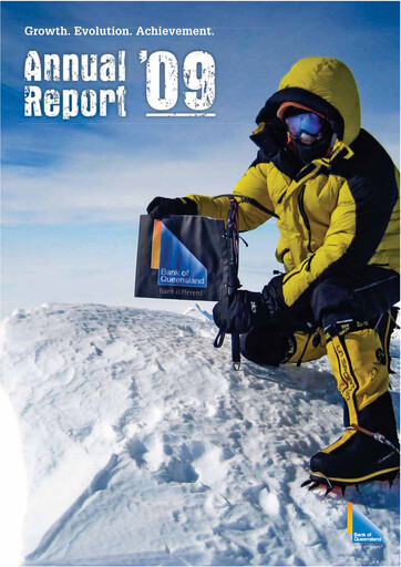 Thumbnail Bank of Queensland Annual Report 2009