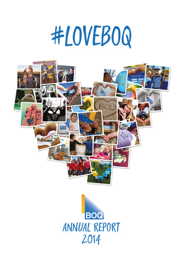 Thumbnail Bank of Queensland Annual Report 2014