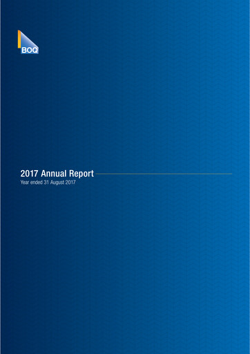 Thumbnail Bank of Queensland Annual Report 2017