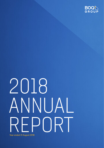 Thumbnail Bank of Queensland Annual Report 2018