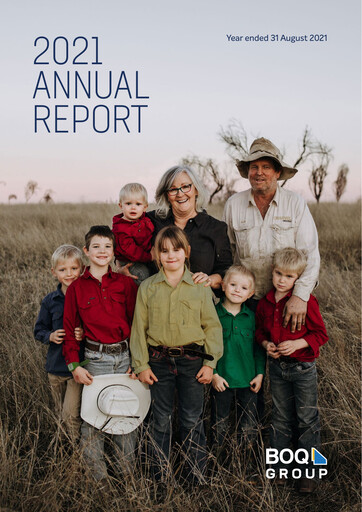 Thumbnail Bank of Queensland Annual Report 2021