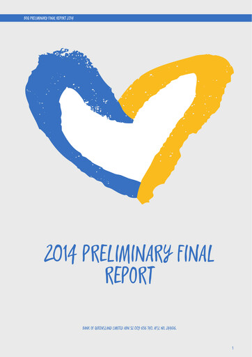 Thumbnail Bank of Queensland Financial Report 2014