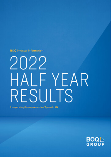 Thumbnail Bank of Queensland Half-year Report 2022-h1