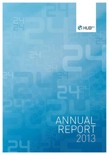 Thumbnail HUB24 Limited Annual Report 2013
