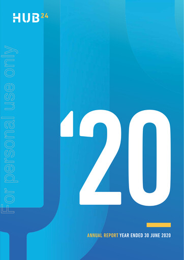 Thumbnail HUB24 Limited Annual Report 2020