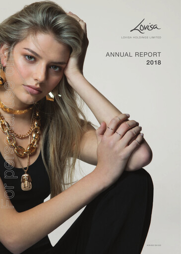 Thumbnail Lovisa Holdings Annual Report 2018