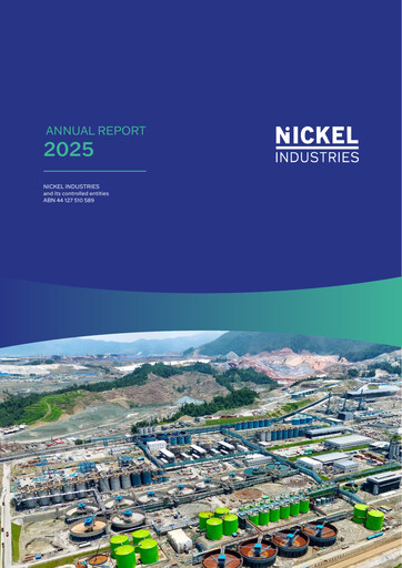 Thumbnail Nickel Industries Limited Annual Report 2025