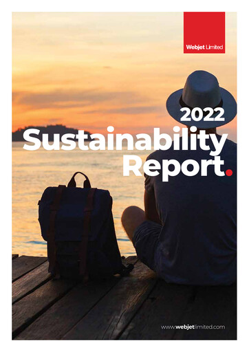 Thumbnail Webjet Limited Sustainability Report 2022