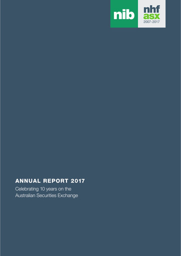 Thumbnail nib holdings limited Annual Report 2017