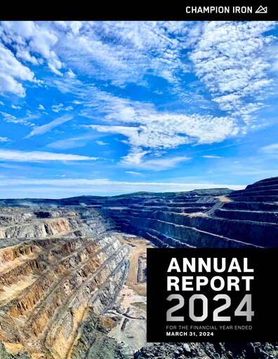 Thumbnail Champion Iron Annual Report 2024