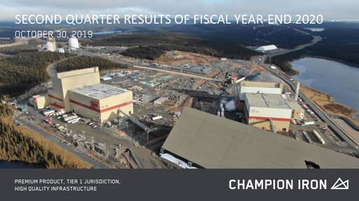 Vorschaubild Champion Iron Quartalsbericht 2020-q2
