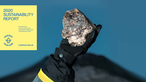 Thumbnail Champion Iron Sustainability Report 2020