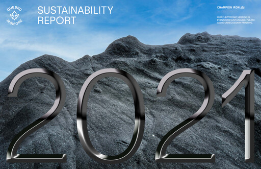 Thumbnail Champion Iron Sustainability Report 2021