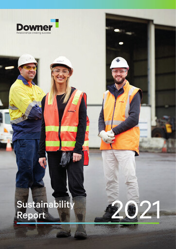Vorschaubild Downer EDI Limited Nachhaltigkeitsbericht 2020-2021