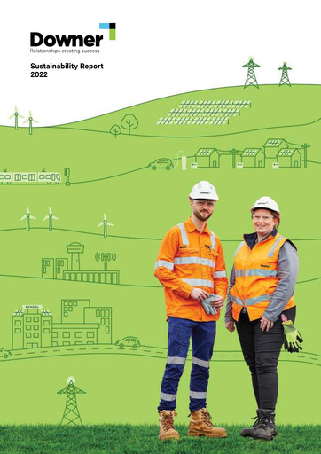 Vorschaubild Downer EDI Limited Nachhaltigkeitsbericht 2021-2022
